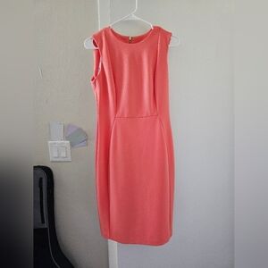 Calvin Klein coral dress